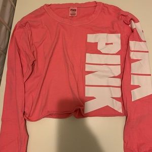 Cropped Pink PINK Shirt